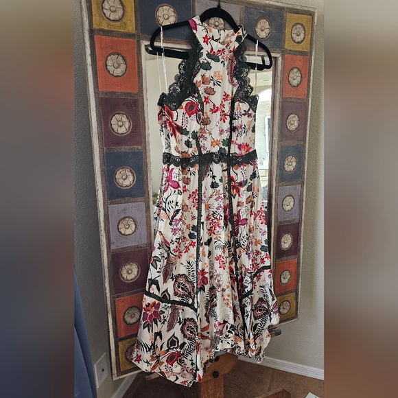 Anthropologie Floral Midi Dress - Multicolor - Picture 5 of 7